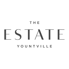 The Estate Yountville logo featuring elegant black text on a white background.